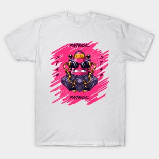 Patrick Star Cyborg Illustration Artwork T-Shirt